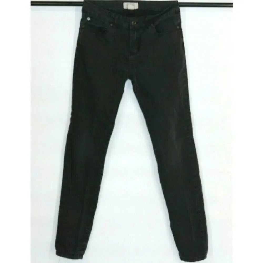 Forever 21 Girl’s Black Wash Denim Skinny Leg Jeans Kid’s Youth Size 14